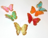 Dekoračné motýle na štipci 14x7 cm