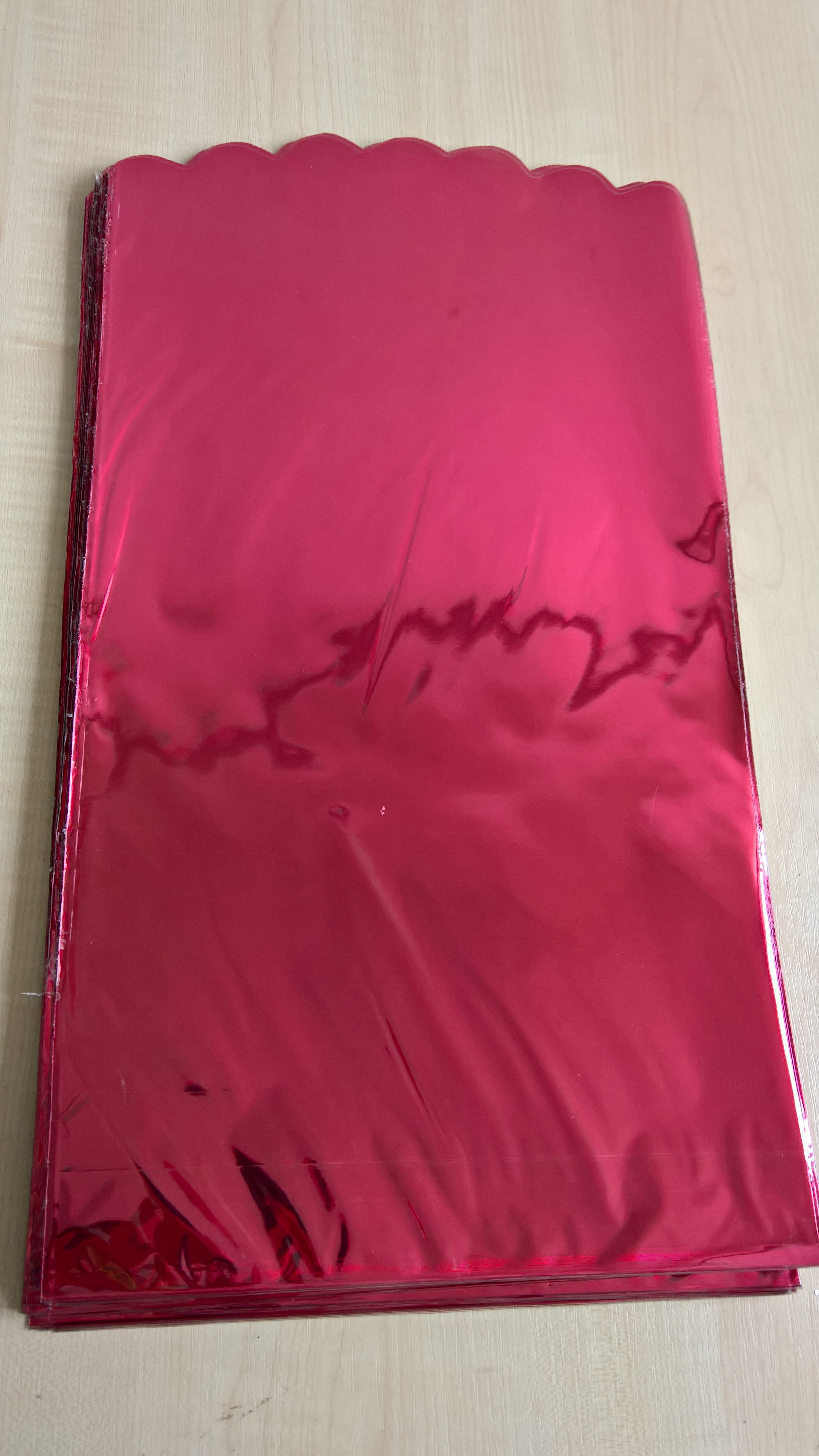 Darčekový sáčok červený 10x15 cm