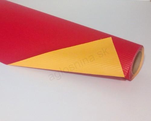 Baliaci papier vrúbkovaný červeno žltý