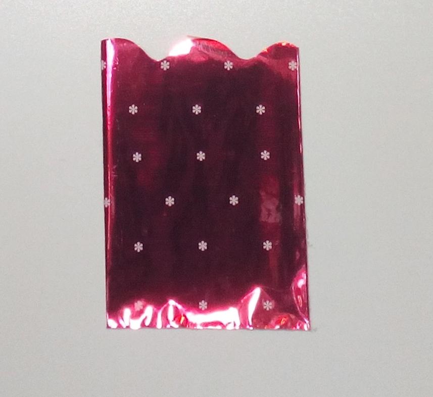 Darčekový sáčok červený 10x15 cm s potlačou