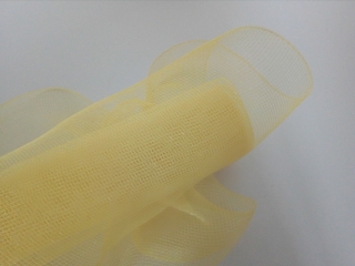 Dekoračná sieťka žltá, plastová